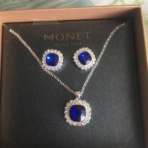 Matching necklace and earring set